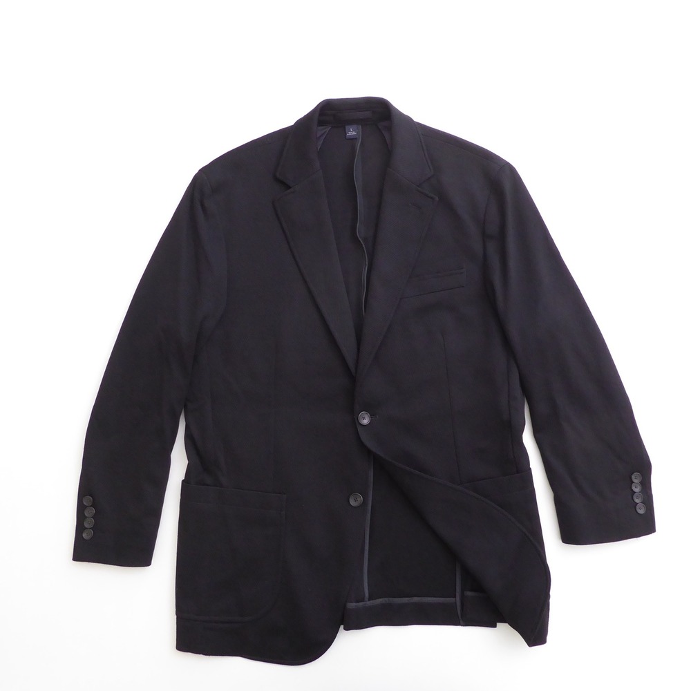 Jos A Bank Mens Sport Coat Black Traveler Performance Tailored Fit Large